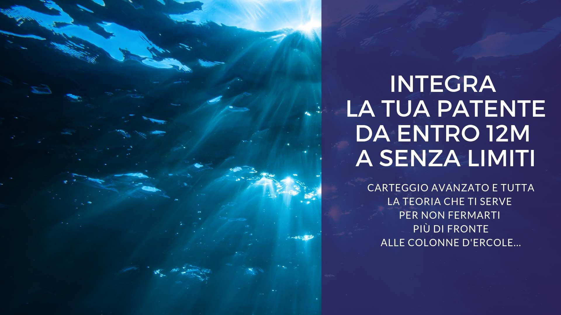Scuola nautica Blu Oltremare Milano: Corso integrazione da entro 12M a senza limiti